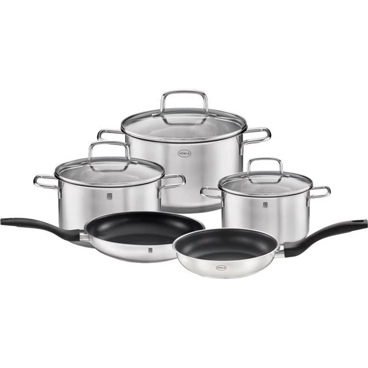 RÖSLE Topf-Set Pfannen Kochtöpfe alle Herdarten auch Induktion 5teilig Edelstahl – Bild 4