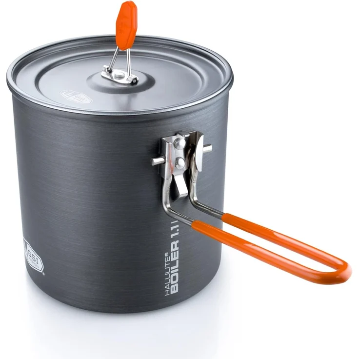 GSI Outdoors 50190 Topf Aluminium 1 1 l Grau Rot Aluminium – Bild 1