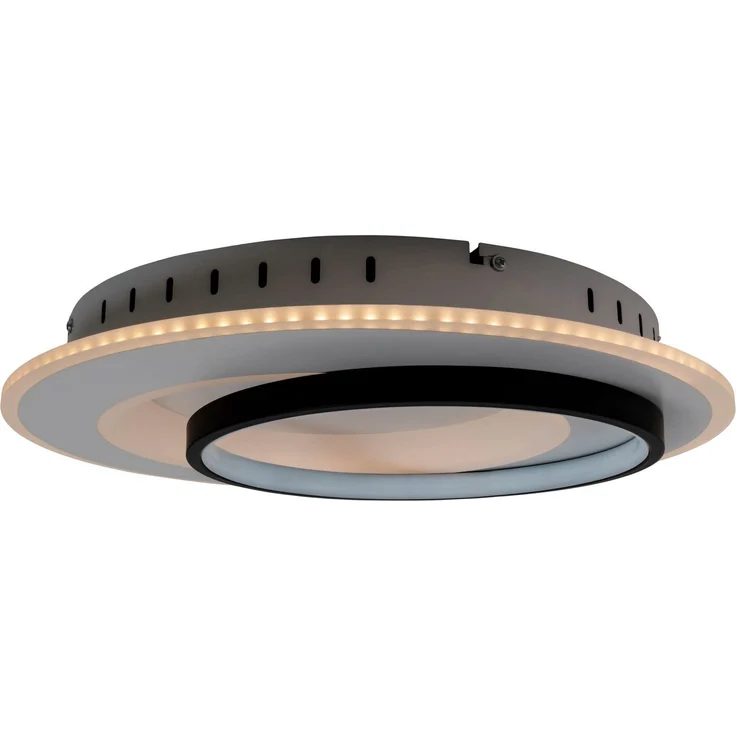 näve LED Deckenleuchte Malea, CCT - über Fernbedienung, Dimmfunktion, Memoryfunktion, Nachtlichtfunktion, dimmbar über Fernbedienung, mehrere Helligkeitsstufen, LED wechselbar, warmweiß - kaltweiß, dimmbar per Fernbedienung, CCT, Memory, Nachtlicht, D:... – Bild 3