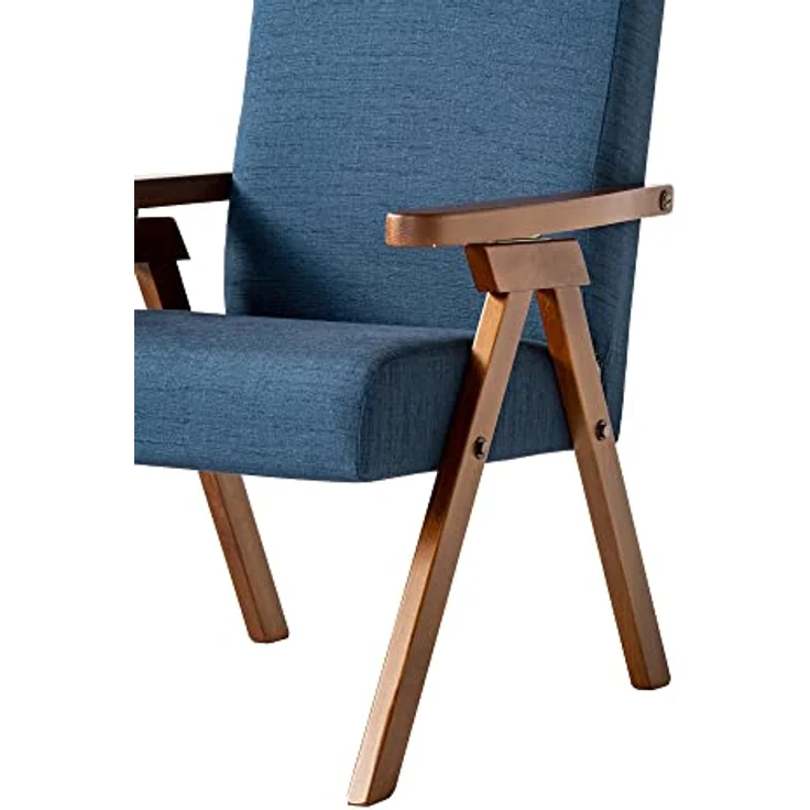 ESSEGI SRL Flamme Sessel, Buche, blau, Large – Bild 9