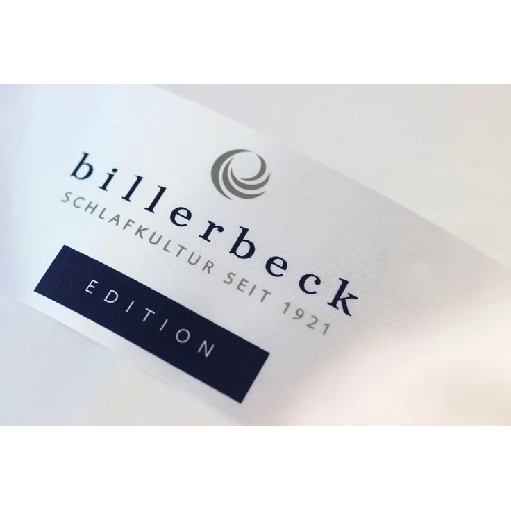 billerbeck Gänsefederkopfkissen Ginnie 15, Kissen ist Allergiker freundlich (Hausstauballergiker), Füllung: 85% Gänsefeder, 15% Gänsedaunen, Bezug: 100% Baumwolle, Das Gänsedaunenkissen für höchsten Schlafkomfort – Bild 2