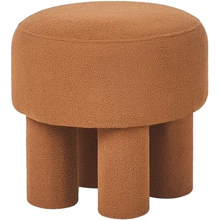 Hocker CANBY Bouclé Orange – Bild 4