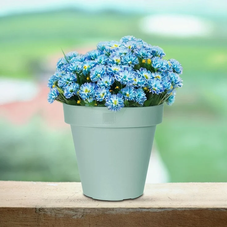 Spetebo Pflanzkübel Kunststoff Pflanzkübel rund XXL Ø 58 cm terracotta (Stück, 1 St, Blumentopf), klassischer runder Pflanzkübel für den Garten – Bild 3
