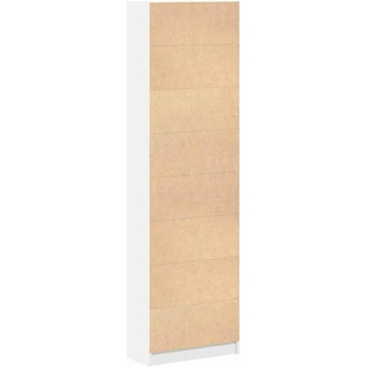 vidaXL Kleiderschrank mit Regal, Holzwerkstoff Weiß, 55 x 25 x 189 cm – Bild 10