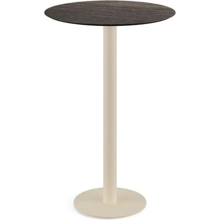 Urban Stehtisch Sand Gestell + Riverwashed Wood Hpl Ø70 Cm
