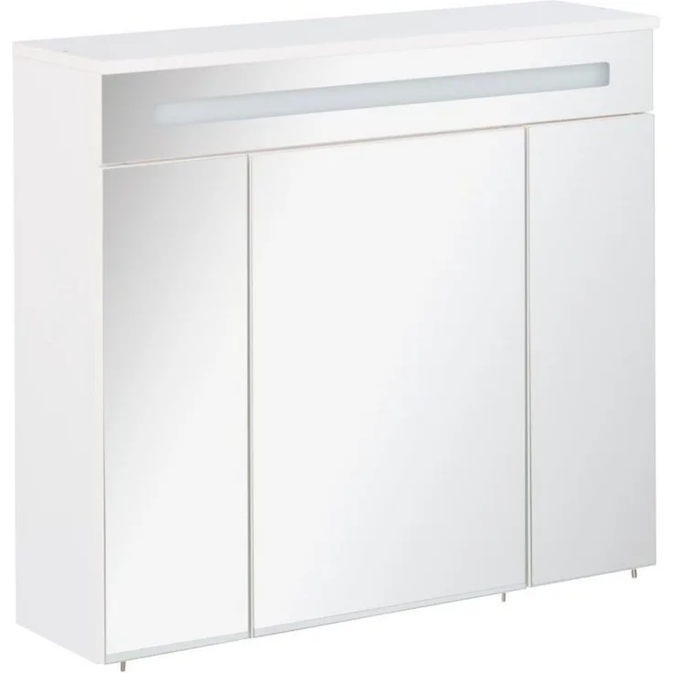 Fackelmann KARA LED Spiegelschrank 80 cm, Weiß