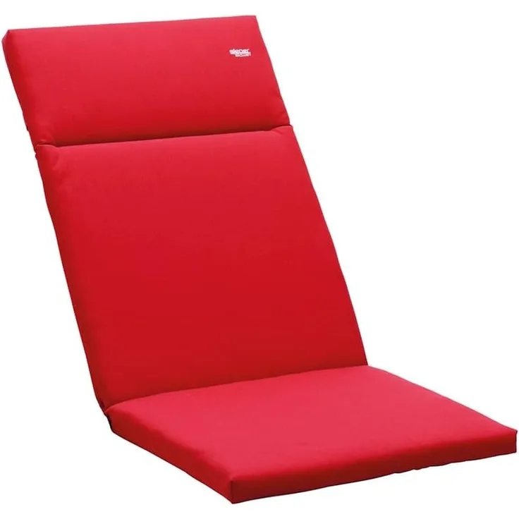 Sieger 5550 4914 Relax-Auflage Schaum / Vlies Füllung, Polypropylen Rot 49 x 4 x 164 cm