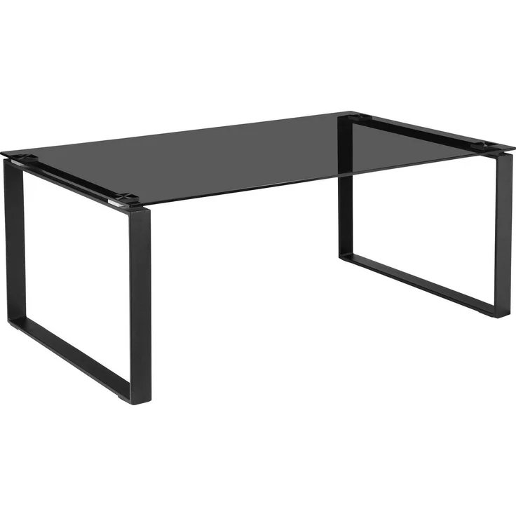 Places of Style Couchtisch Simsbury, Tischplatte aus gehärtetem Glas 0,8 cm, Gestell aus Metall, Höhe 45 cm – Bild 2