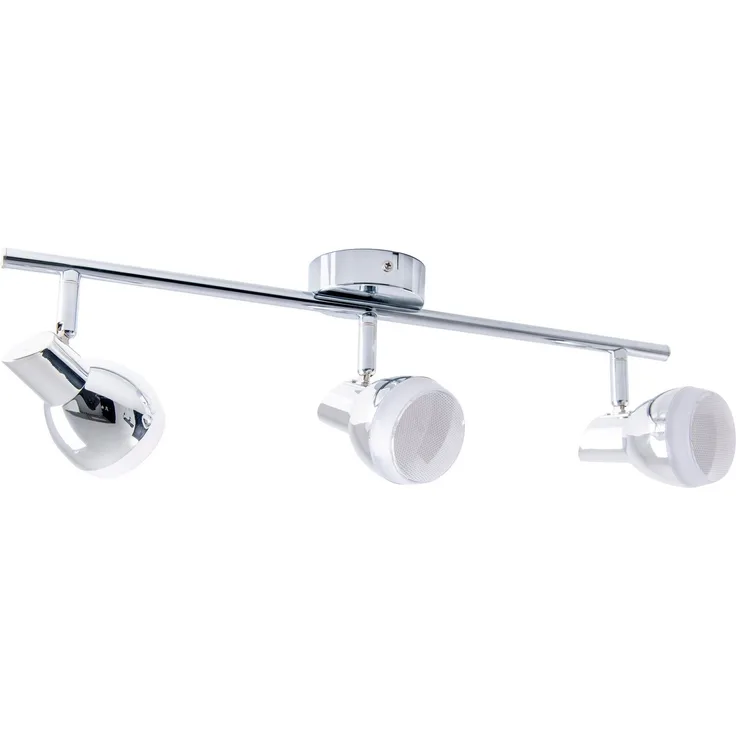näve LED Deckenspot Chromey, LED fest integriert, Warmweiß, für Wand und Decke geeignet, Farbe: chrom