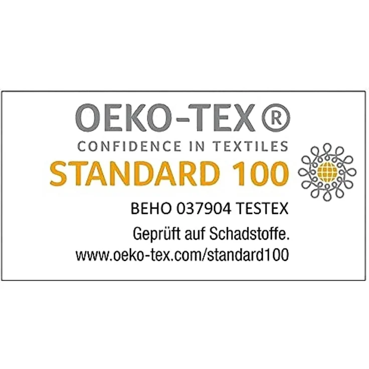 KiGATEX Babybettdecke 100x135 cm – Ganzjahresdecke mit Bärchensteppung, Füllung: 100% Polyester, weich, bei 95°C waschbar, haut- und allergikerfreundlich – Bild 4