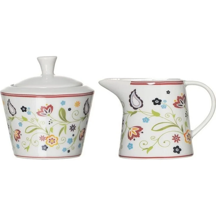 Ritzenhoff & Breker Milch- und Zuckerset Shanti (2-tlg), Porzellan, 160 ml, spülmaschinengeeignet