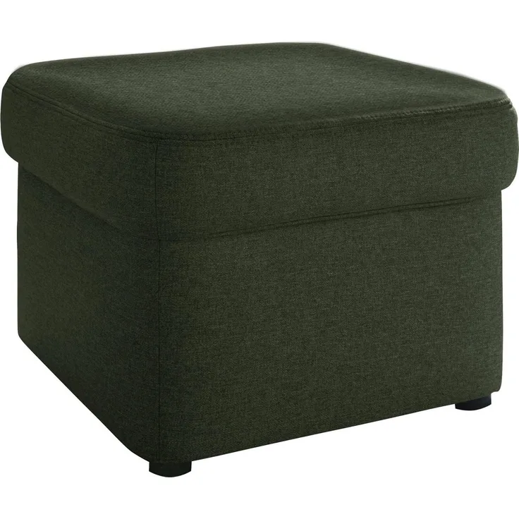DOMO collection Polsterhocker SARAFINA 61x61 cm, hochwertig und komfortabel