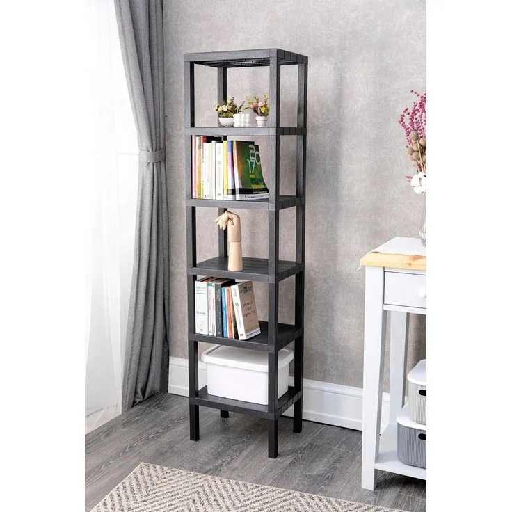 Luxury Bites Badregal Regal mit 2, 4 oder 6 Ablagen, vielseitig einsetzbar als Badezimmer, Wohnzimmer, Kinderzimmer – Bild 1