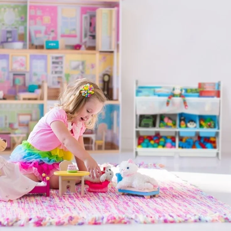 Kinderregal mit 10 Fächern und Motiv – Bild 3