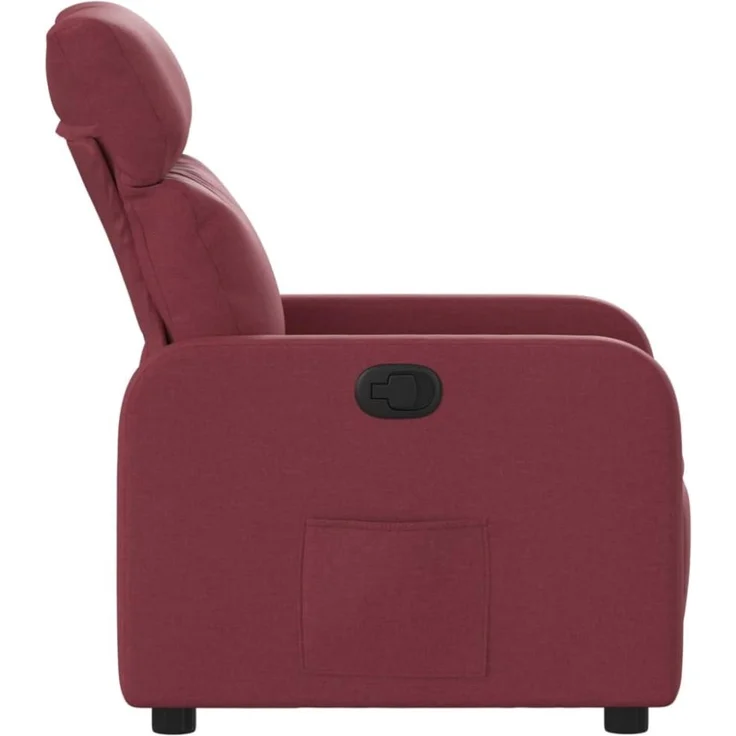 vidaXL Relaxsessel Weinrot Stoff 374168 – Bild 10