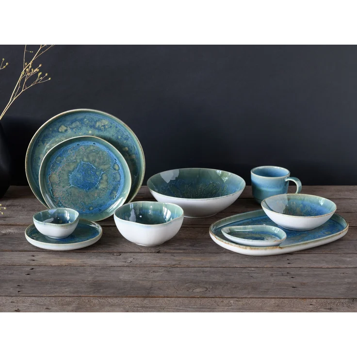 Yuki Grün-blau, Salatschüssel 2-tlg (mo) – Bild 3