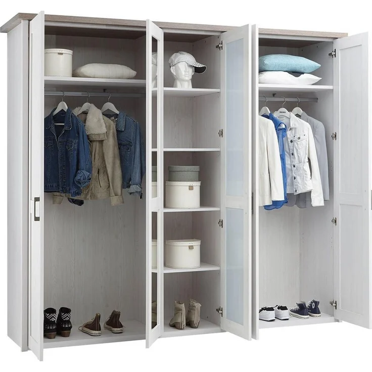 Pol-Power Schlafzimmer-Set 241 x 49 x 42 cm (B/H/T), (4-tlg) – Bild 2