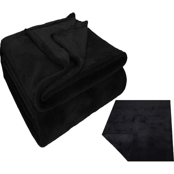 Wohndecke Kuscheldecke Fleecedecke Teddy XXL 150x200 cm, Betz, Sofadecke Decke Couch