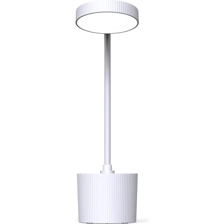 FOREVER LED 5W Schreibtischlampe FLB-20, mit Werkzeughalter, USB-C-Anschluss, stufenlos dimmbar, weiß