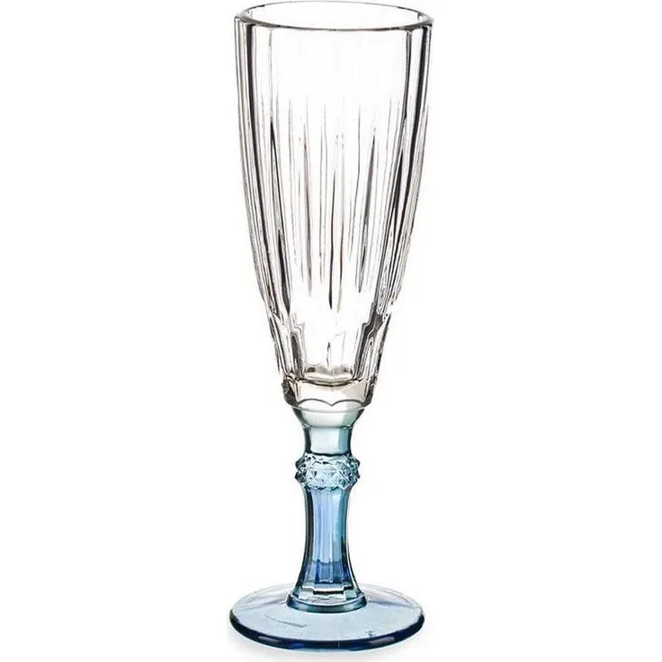 Champagnerglas Exotic Kristall Blau (170 ml)