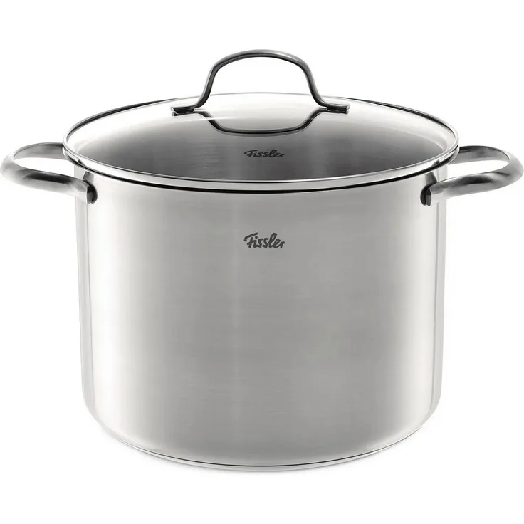 Fissler Kochtopf San Francisco mit Glasdeckel, Edelstahl 18/10, 24 cm, 040-113-24-000