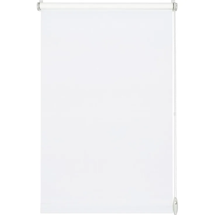 Gardinia Easyfix Rollo Uni, Reinweiß, 150x60 cm