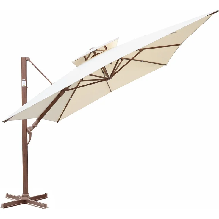 Gardissimo MARBELLA Alu Ampelschirm 300x400cm Pendelschirm UV50+ – Bild 1
