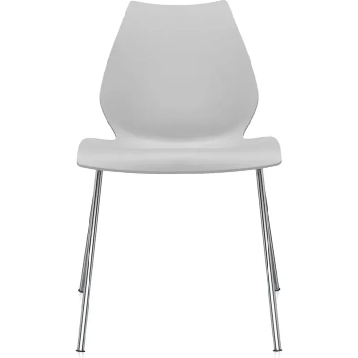 Kartell Maui Büro Stuhl, Hellgrau, 2er Set – Bild 2