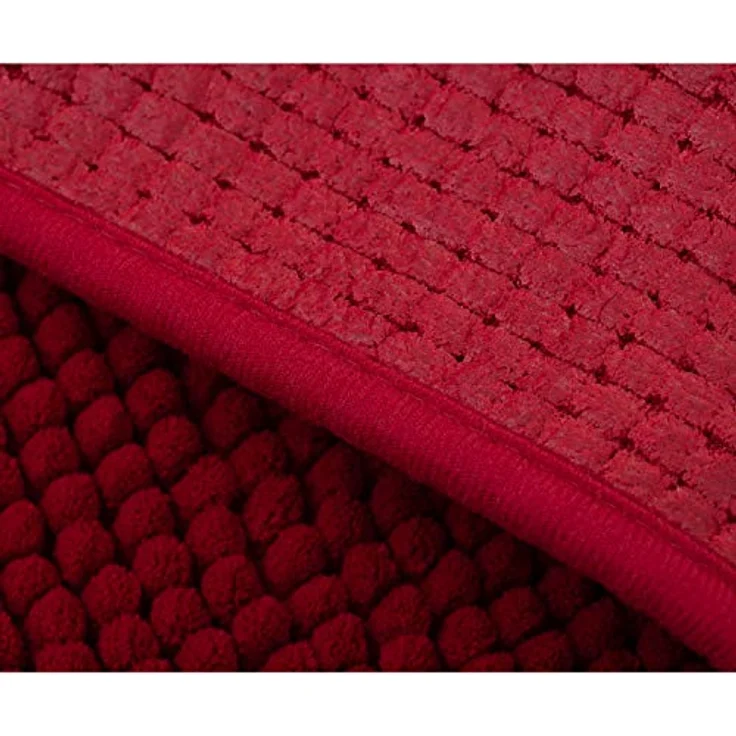 Gözze Badematte Chenille, Höhe 15 mm, rutschhemmend beschichtet, fußbodenheizungsgeeignet, Polyester, rechteckig, Badteppich, Uni Farben, besonders weich durch Microfaser, waschbar – Bild 8