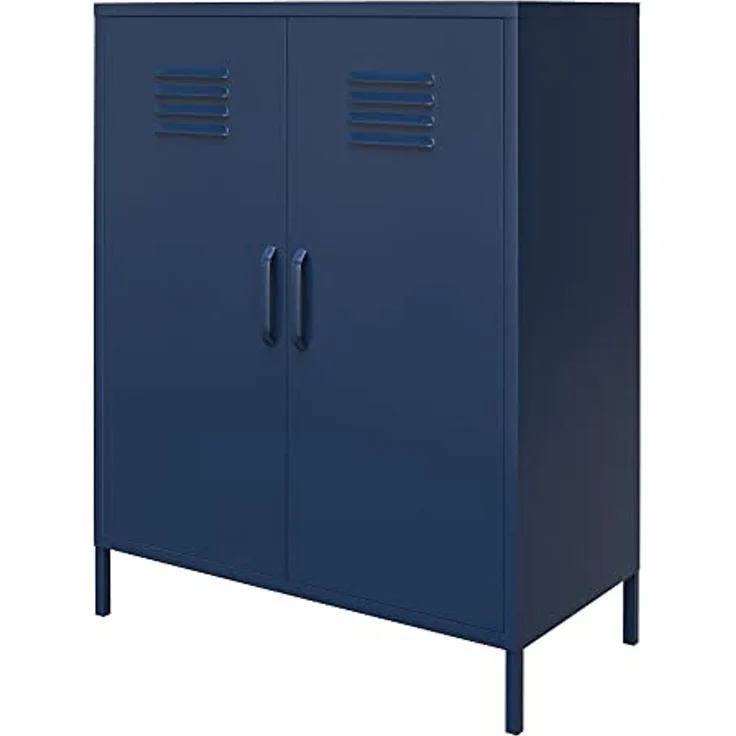 loft24 Mehrzweckschrank Bradford Spind Schrank aus Metall, 2 Türen – Bild 6