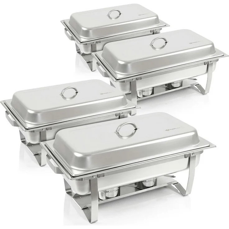 Mahlzeit Speisenwärmer Chafing dish Profi Set "Grenoble", 30 teilig – Bild 3
