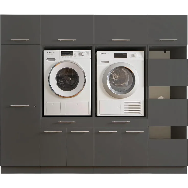 Laundreezy Mehrzweckschrank-Set LAUNDREEZY LDSK15, Breite 235 cm