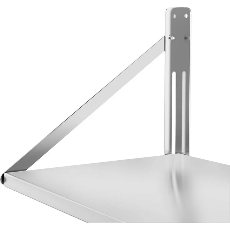 Royal Catering Hängeregal Wandbord klappbar 40 kg Wandregal 60 x 45 cm Edelstahl Küchenregal – Bild 3