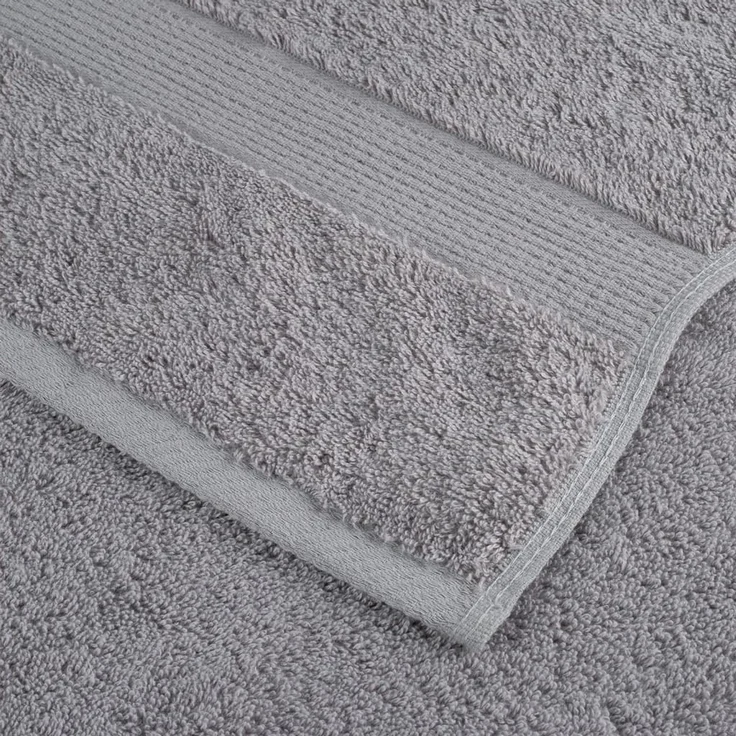 vidaXL Premium Handtücher SOLUND 4 Stk. Grau 100x200 cm 600 g/m² 137318 – Bild 6