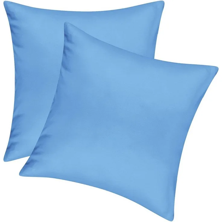 Pataya Kissenbezug 100% Baumwolle, weiche Kopfkissenbezug, Kissenhülle, Kissenbezüge, (2 Stück), Weich und Atmungsaktiv, Jersey, 140 g/m²