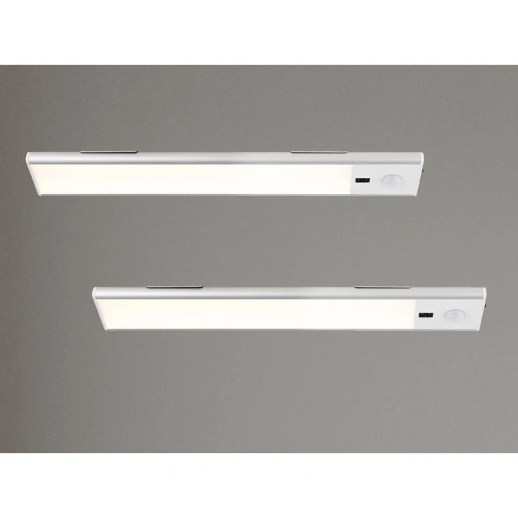 2er SET Akku Unterbauleuchten flach mit Bewegungsmelder, Länge 24cm – Bild 3