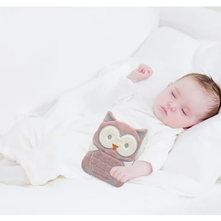 Babyjem Eule Kirschkernkissen Wärmekissen für Babys, Dunkelrosa – Bild 2