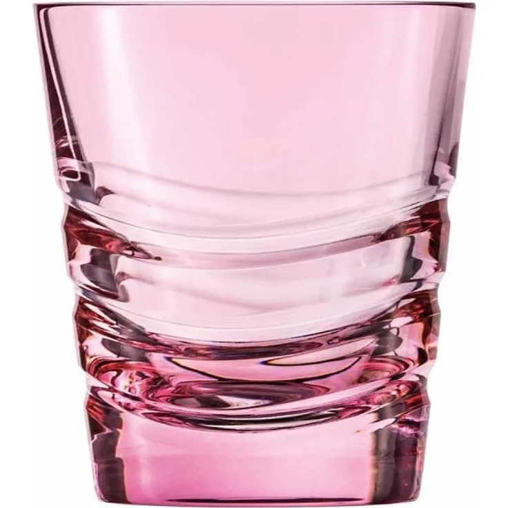 Becher Kristall Wave rosalin (9,5 cm)