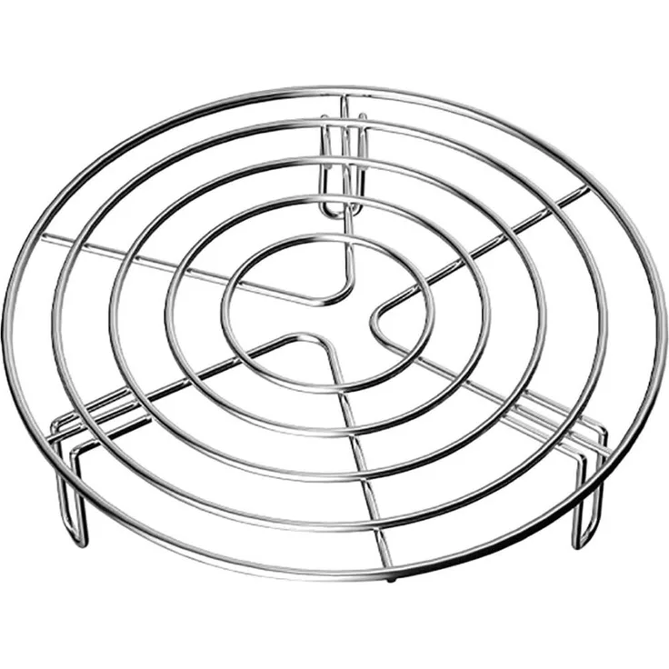FELIXLEO Backblech Edelstahl Dampfrost Rund 23cm Kochgitter Abkühlgitter Kuchengitter, (1-St)