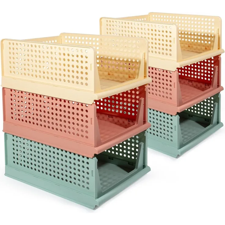 Zedelmaier Organizer Schrank-Organizer Kleiderschrank Schublade faltbare Aufbewahrungsbox (Set, 6 St, Set of 6), Klappbar und Stapelbar