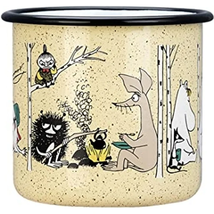 Muurla Kinderbecher Tasse Mumins XXL Campers (800 ml) – Bild 3