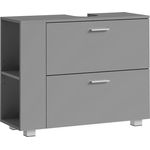 Vasagle Waschbeckenunterschrank offene Fächer an einer Seite, rechts oder links austauschbar