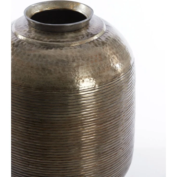 Vase LISBOA Light & Living Bodenvase Metallvase Ø45x60 cm Antik Gold – Bild 2