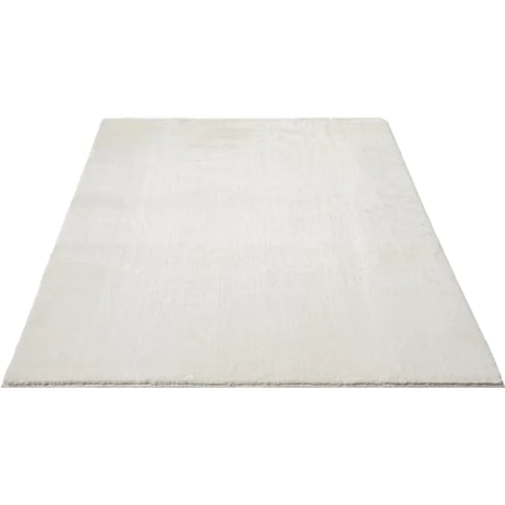 the carpet Relax kuscheliger Kurzflor Teppich, Anti-Rutsch Unterseite, Waschbar bis 30 Grad, Super Soft, Felloptik, Creme, 120x160 cm – Bild 5