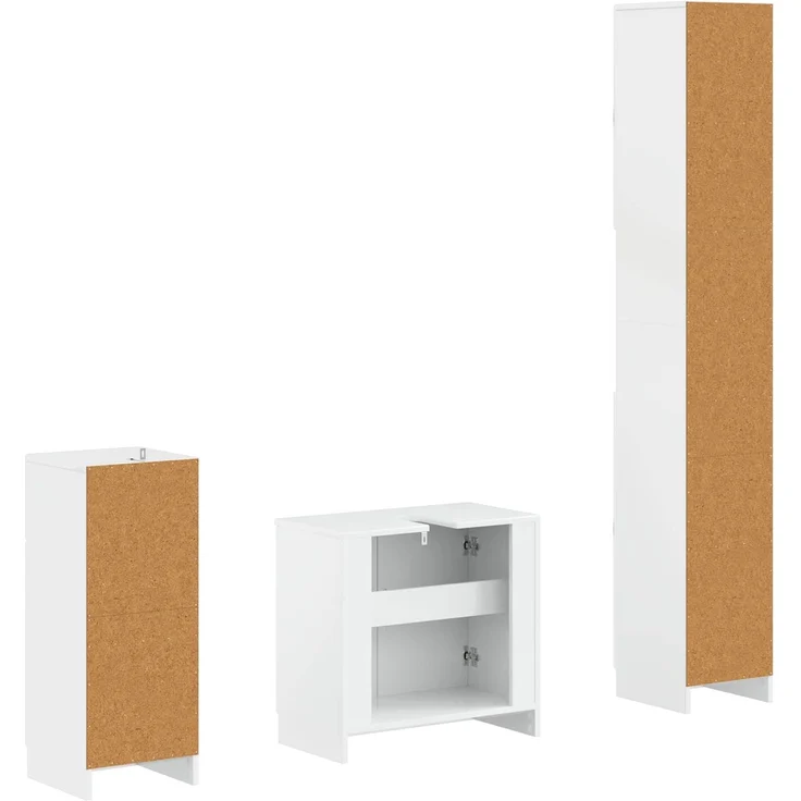 vidaXL 3-teiliges Badezimmer-Schranksystem UTRECHT Holzwerkstoff 3417895 – Bild 5