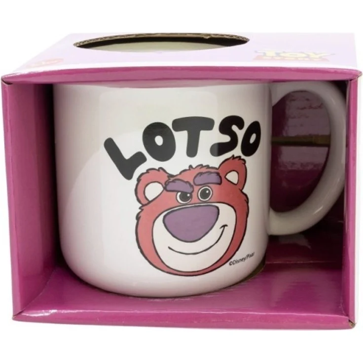 Disney Lotso Frühstückstasse 400 ml Keramik Tasse Geschenkbox – Bild 3