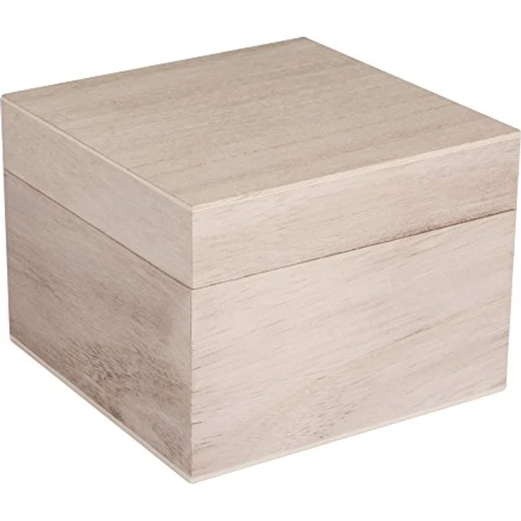 Holz-Box mit Deckel, FSCMixCredit, 12x12x9cm – Bild 2