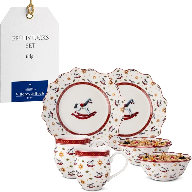Villeroy & Boch Toy's Delight Frühstücks-Set 6-teilig Schaukelpferd – Bild 1
