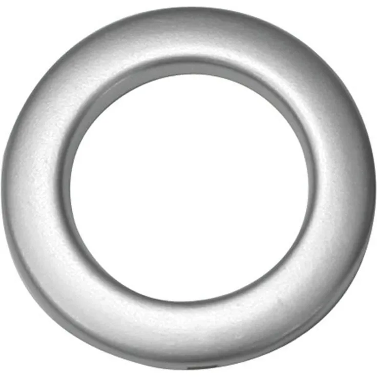 Gardinia Stoffösen klein Kunststoff, silber-matt