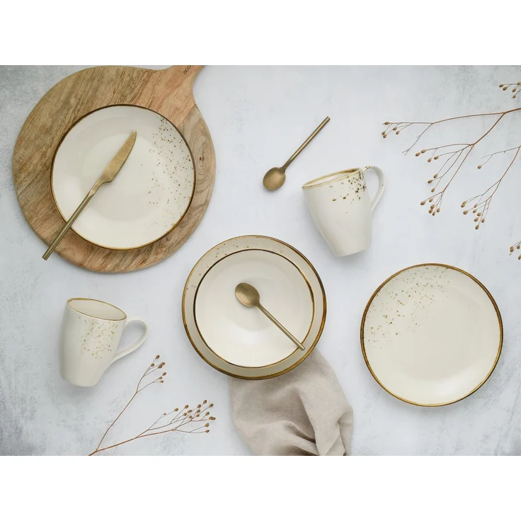 Nature Collection Creme, Kaffeeservice 12-tlg (mo) – Bild 5